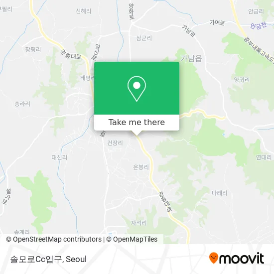 솔모로Cc입구 map