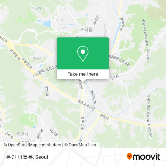 용인 나들목 map