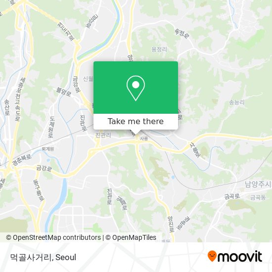 먹골사거리 map