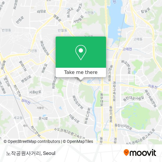 노작공원사거리 map