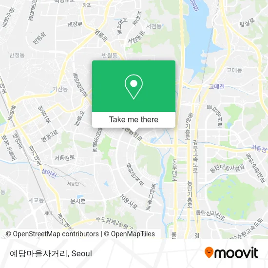 예당마을사거리 map