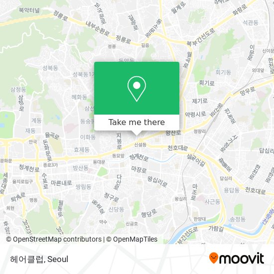 헤어클럽 map