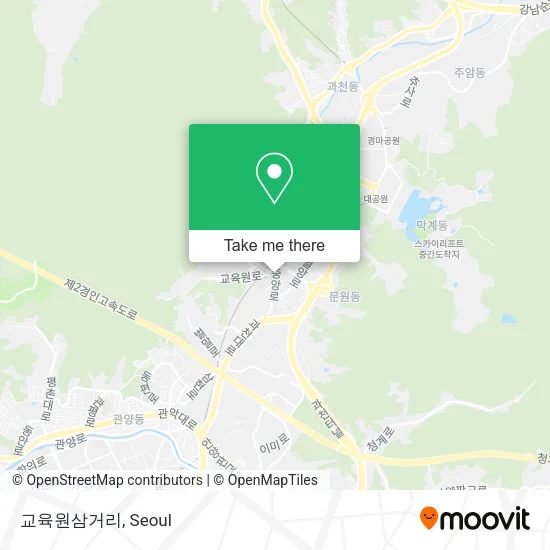교육원삼거리 map