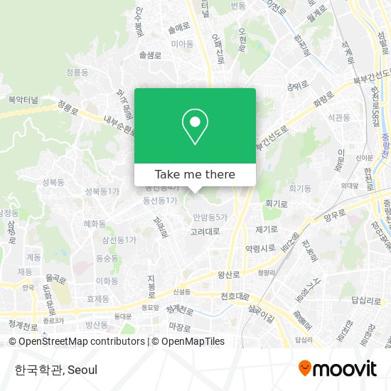 한국학관 map