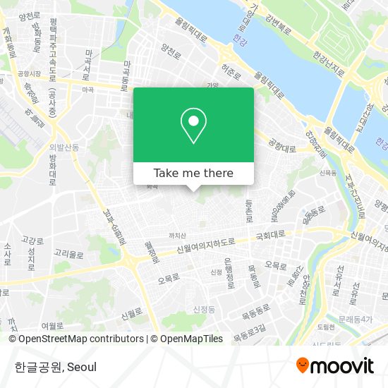 한글공원 map