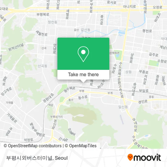 부평시외버스터미널 map