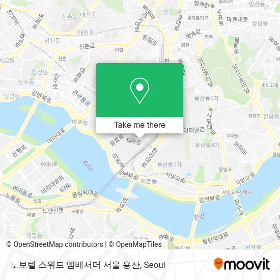 노보텔 스위트 앰배서더 서울 용산 map