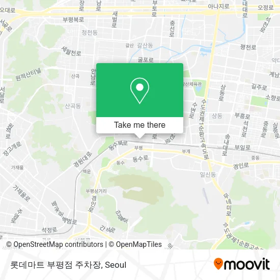 롯데마트 부평점 주차장 map
