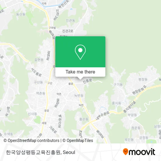 한국양성평등교육진흥원 map