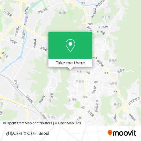 경향파크 아파트 map