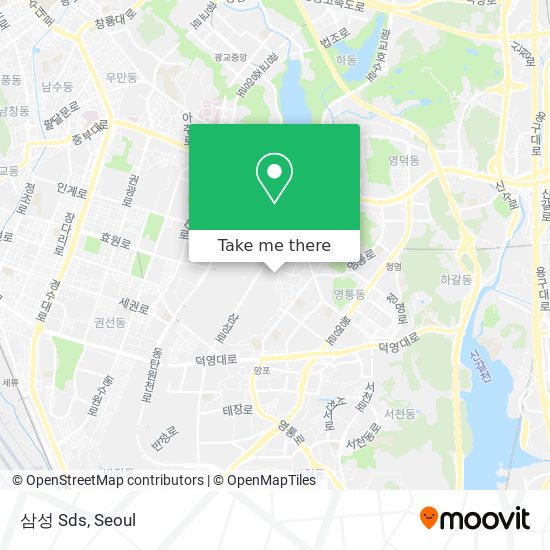 삼성 Sds map
