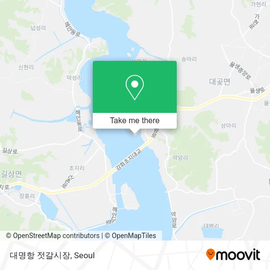 대명항 젓갈시장 map