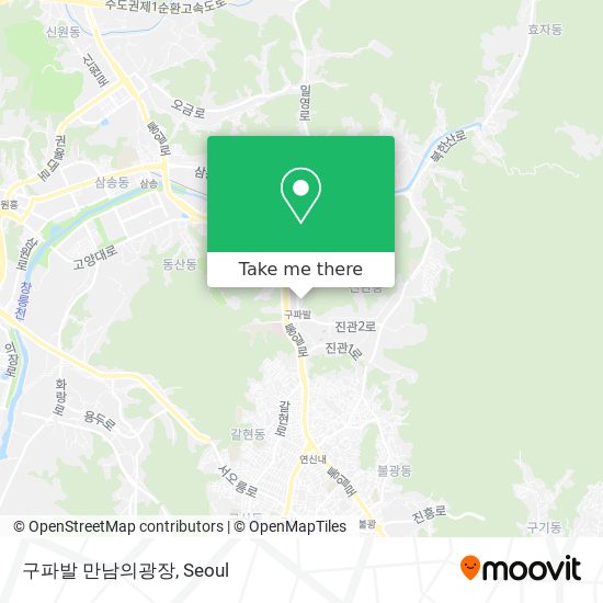 구파발 만남의광장 map