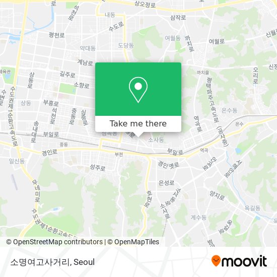 소명여고사거리 map