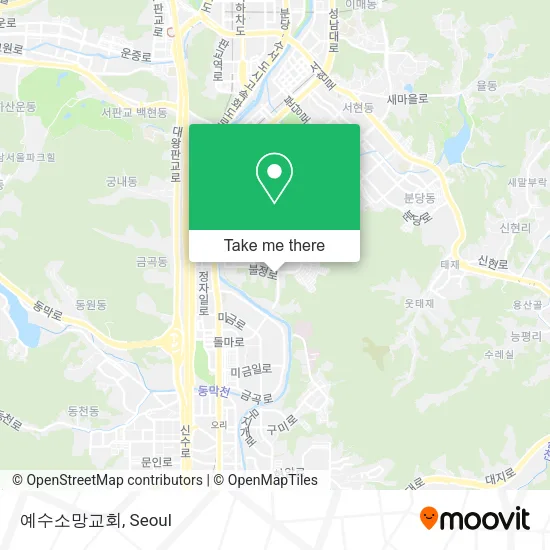 예수소망교회 map