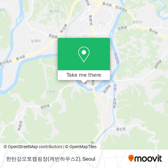 한탄강오토캠핑장(캐빈하우스2) map