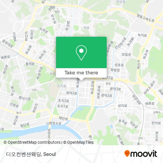 디오컨벤션웨딩 map