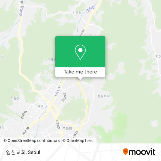 영천교회 map
