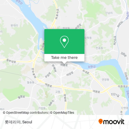 롯데리아 map