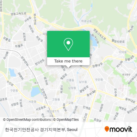 한국전기안전공사 경기지역본부 map