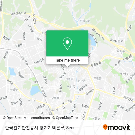 한국전기안전공사 경기지역본부 map