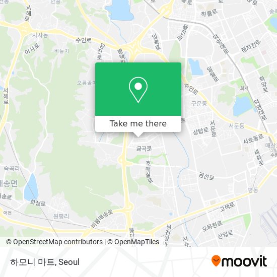 하모니 마트 map