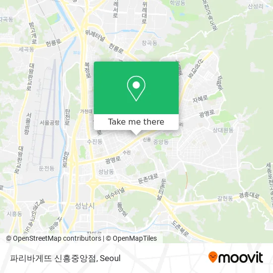 파리바게뜨 신흥중앙점 map