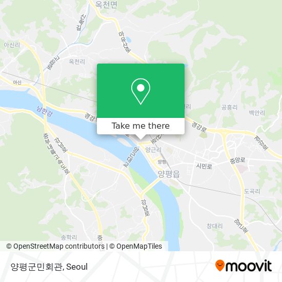 양평군민회관 map