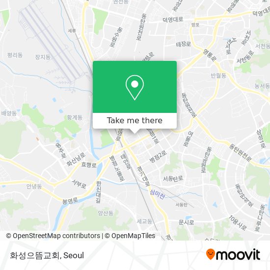 화성으뜸교회 map