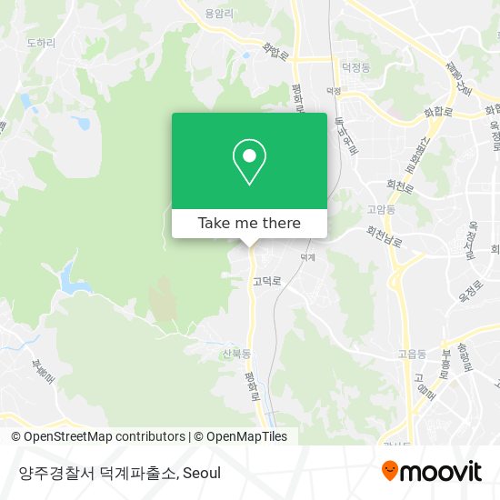 양주경찰서 덕계파출소 map