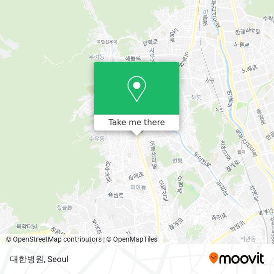 대한병원 map