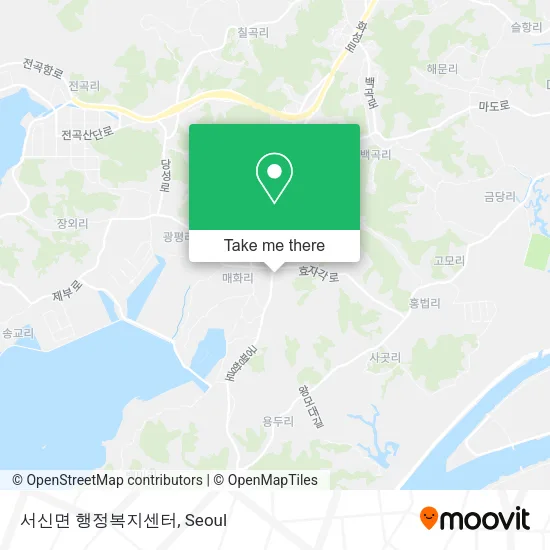 서신면 행정복지센터 map