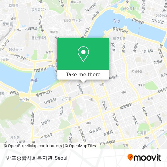 반포종합사회복지관 map