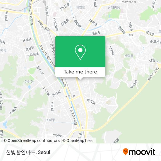 한빛할인마트 map