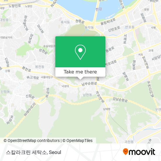 스칼라크린 세탁소 map