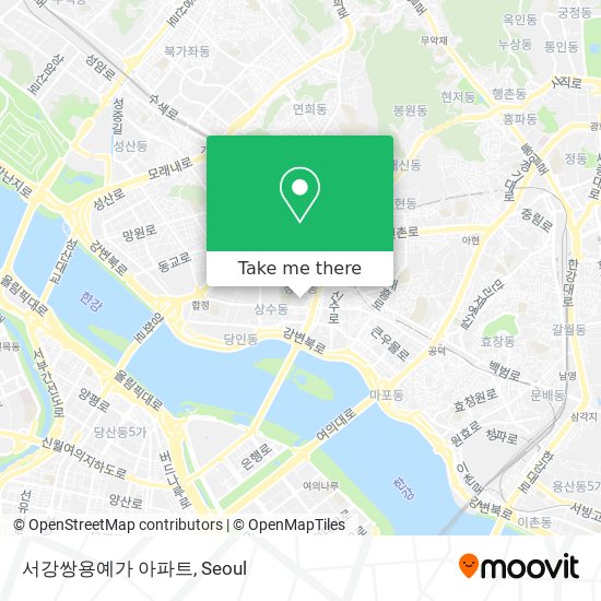 서강쌍용예가 아파트 map