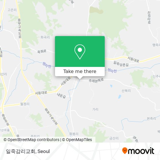 일죽감리교회 map