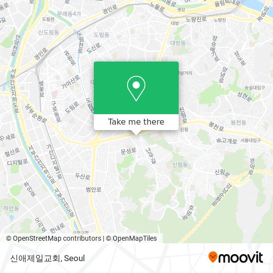 신애제일교회 map