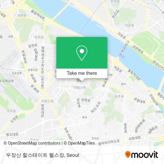 우장산 힐스테이트 헬스장 map