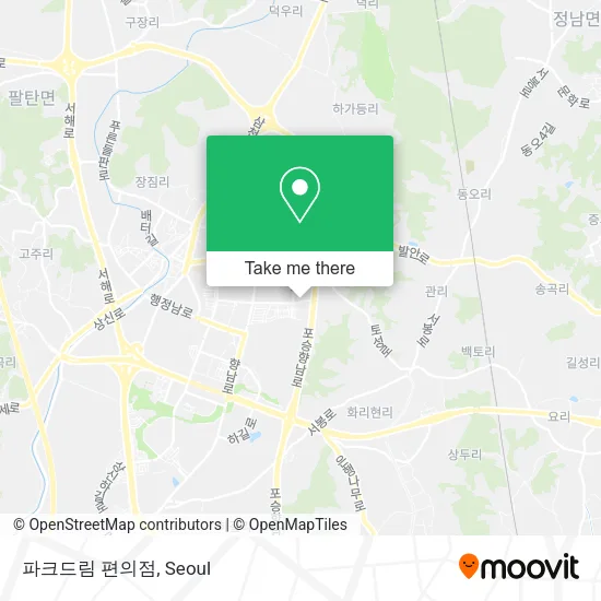 파크드림 편의점 map