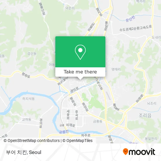 부어 치킨 map