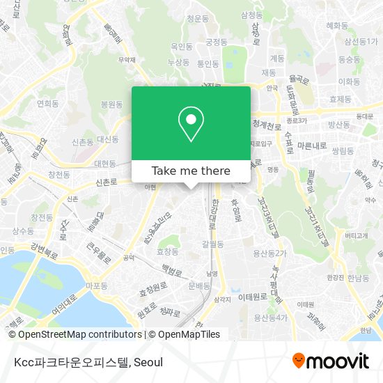 Kcc파크타운오피스텔 map