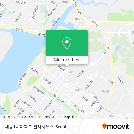 세종1차아파트 관리사무소 map