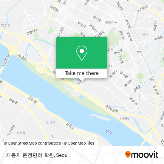 자동차 운전면허 학원 map