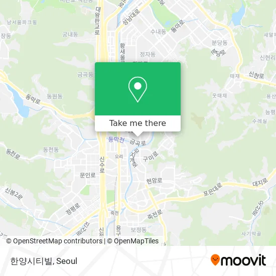 한양시티빌 map
