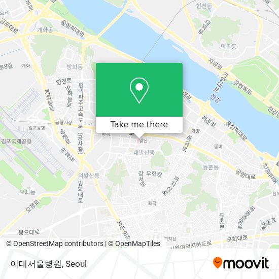 이대서울병원 map