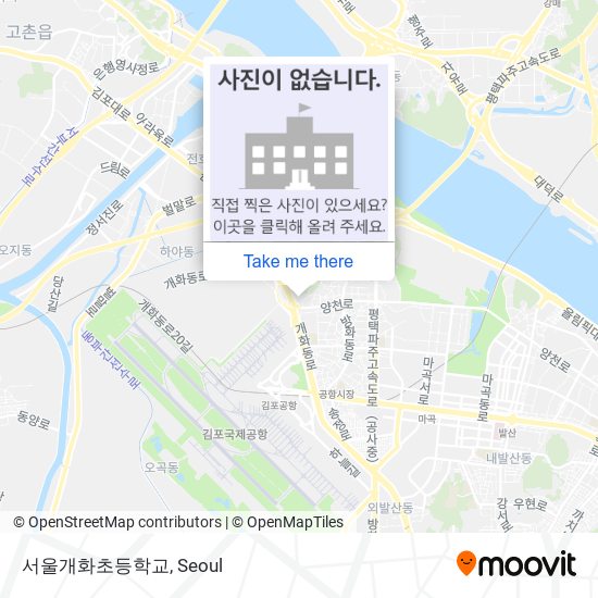 서울개화초등학교 map