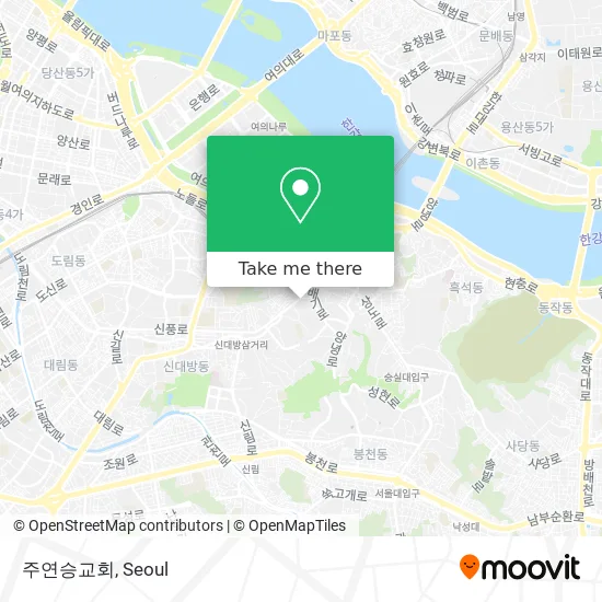 주연승교회 map