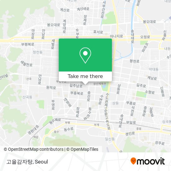 고을감자탕 map