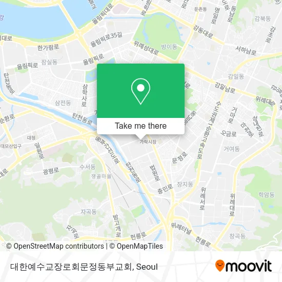 대한예수교장로회문정동부교회 map